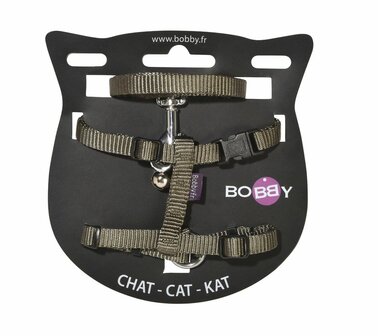 Kattenharnas met riem Access Khaki