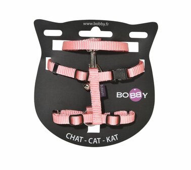 Kattenharnas met riem Access Roze