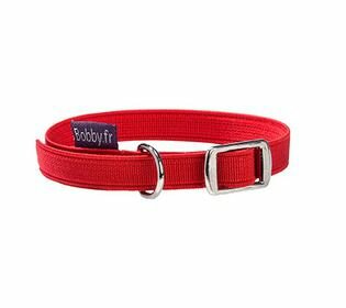 Kattenhalsband Flex elastisch nylon Rood