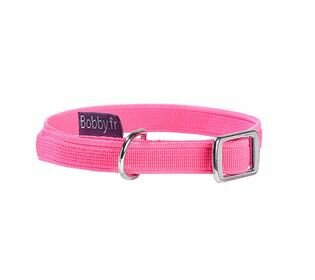 Kattenhalsband Flex elastisch nylon Roze