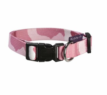 Hondenhalsband Camouflage Roze