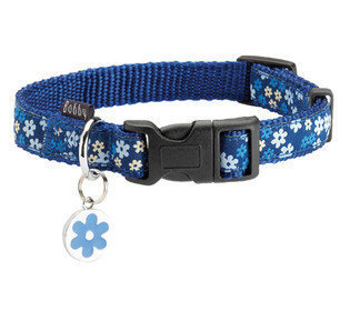 Hondenhalsband Flower Blauw