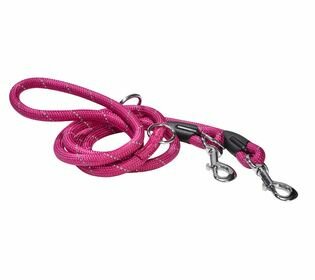 Hondenriem Touw Nylon Walk Fuchsia