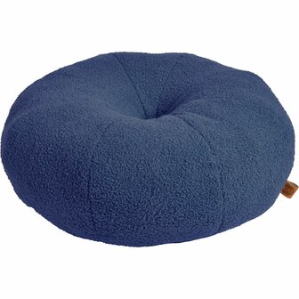 Nestje Kat Boucle Donkerblauw S 55X43X50cm