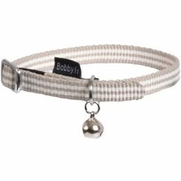 Kattenhalsband Stripe Taupe