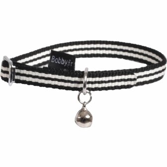 Kattenhalsband Stripe Zwart