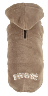 Hondenhoodie Sweet Taupe