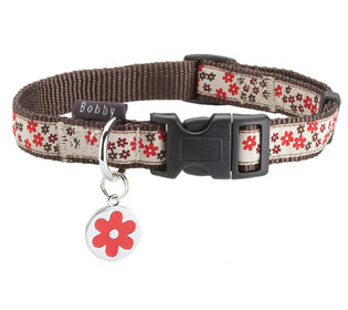 Hondenhalsband Flower Rood