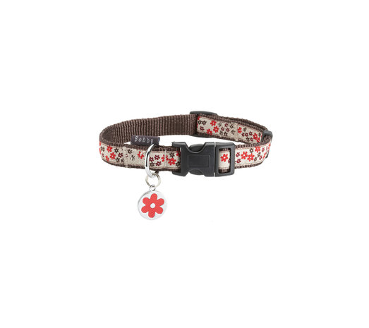 Hondenhalsband Flower Rood