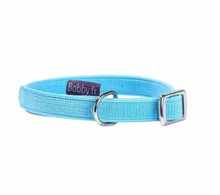 Kattenhalsband Flex elastisch nylon Blauw