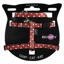 Kattenharnas met riem Pretty Steenrood