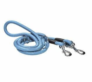 Hondenriem Touw Nylon Walk Blauw