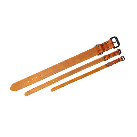 Hondenhalsband Habitat Vetleder Cognac