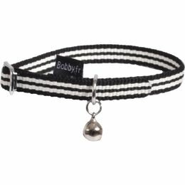 Kattenhalsband Stripe Zwart