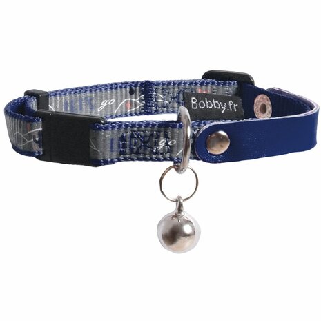 Kattenhalsband Rainbow Donkerblauw